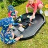 Children rescuing toys from ice – a sensory and scientific way to stay cool while learning through play