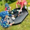Children rescuing toys from ice – a sensory and scientific way to stay cool while learning through play